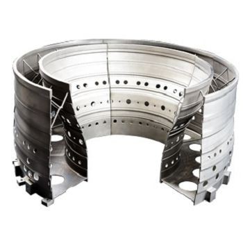 Корпус на турбината от никелова сплав за самолетен двигател